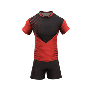 Maillots de rugby personnalisés grande taille à manches courtes, respirants, à séchage rapide, antibactériens, en maille, vêtements de sport, uniformes - Product Image 2