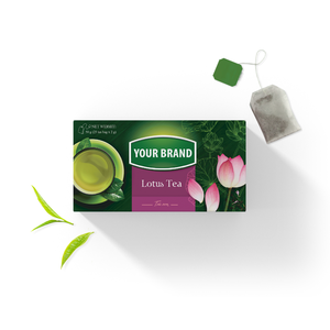 Bolsitas de Té de Loto a Precio Razonable con Etiquetas Personalizadas, Bolsitas de Té Triangulares Portátiles para la Salud, Marca Cozy Tea - Product Image 4