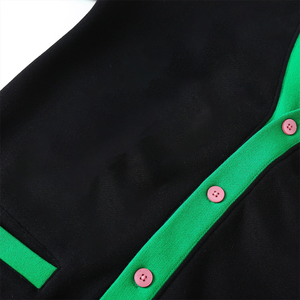 Custom AKA Black Fleece <b>Cardigan</b> Unisex Fit Black Green Pink <b>Button</b> Front Pockets Varsity Sorority Style for Bulk Team Orders - Product Image 6