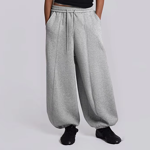 2026 New Custom Baggy Balloon Cuffed Sweatpants Unisex Hip-Hop <b>Joggers</b> Oversized Lightweight <b>Stacked</b> Breathable Sweat Pants Mid - Product Image 1