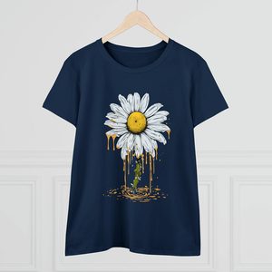 T-shirts pour femmes, décontractés, à manches courtes, col en V, grande taille, écologiques, logo personnalisé, polyester, haute qualité, dernier design, OEM - Product Image 6