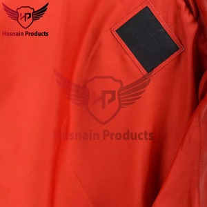 Veste en cuir véritable rouge pour homme, style motard asymétrique, en cuir de vachette, col à revers, poches zippées classiques, vêtement d'extérieur personnalisé pour l'hiver - Product Image 4