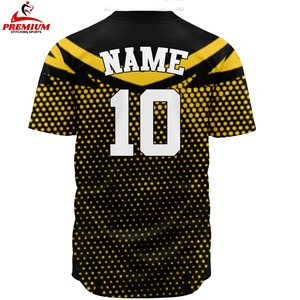Dernière tendance : Maillot de baseball court personnalisable en tissu doux, léger, respirant et à séchage rapide, grande taille, unisexe, pour adultes et matchs. - Product Image 5