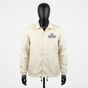High Quality Breathable Wind Resistant Modern Fit Coach <b>Jacket</b> For <b>Men</b> Casual Outdoor Coaches <b>Jackets</b> - Product Image 2