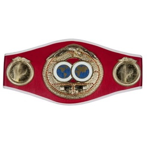 Cinturón de Premio Estilo Lucha Libre Personalizado, Placa de Metal y Cuero, Ajustable, Coleccionable, Accesorio para Adultos - Product Image 1