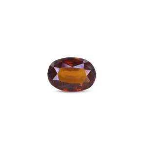 Handcrafted 6.6 Ct Natural Hessonite Gomed Oval Cut Loose Gemstone for Fine Jewelry - Product Image 1