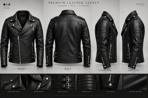 Nouvelle Arrivée Manteau d'Hiver pour Homme en Cuir de Vachette Véritable - Col Montant Respirant Écologique Personnalisable Grandes Tailles Vente en Gros - Product Image 5