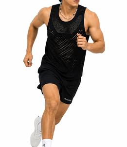 Men's O-Neck Knitted Tank <b>Top</b> With Dot Pattern Breathable Casual Wear - Product Image 6