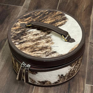 Boîte à bijoux de voyage de rangement pour bijoux avec logo personnalisé en cuir de vachette tendance au design personnalisé Vente en gros - Product Image 5