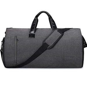 Bolsa de lona de gimnasio de nailon portátil unisex del fabricante con logotipo personalizado para viajes de negocios y uso de hombro cruzado - Product Image 1