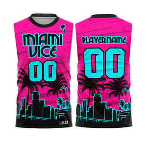 Maillot de basket-ball imprimé par sublimation, polyester respirant, uniforme unisexe pour adultes, noir bleu 00 Playername - Product Image 4