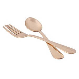 Copper Finishing <b>Flatware</b> Stainless Steel Cutlery <b>Set</b> <b>Flatware</b> <b>Set</b> Top Trending Restaurant Home and Hotels Supplies - Product Image 1