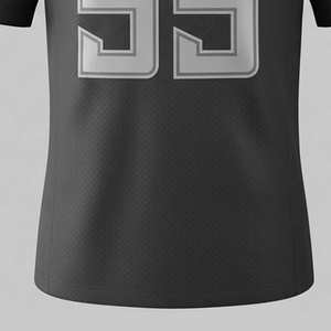 Maillots de football américain unisexes en gros, respirants, style rétro, personnalisables par sublimation, 100 % polyester, transfert thermique - Product Image 6