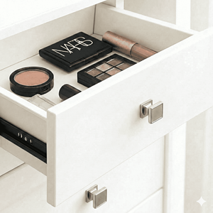 Poignée de meuble carrée moderne en alliage de zinc, finition or brossé, pour armoires de cuisine, chambre, salle à manger, tiroirs et commodes - Product Image 5