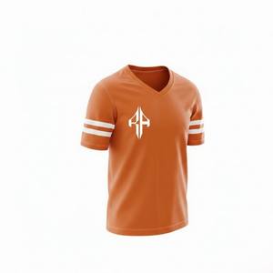 เสื้อฟุตบอลอเมริกันคุณภาพสูง คอวี ฤดูร้อน ระบายอากาศได้ดี 100% โพลีเอสเตอร์ ไซส์ใหญ่ แห้งเร็ว RIVIAN - Product Image 4