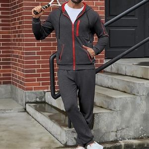 เสื้อฮู้ดดี้และชุดวอร์มผู้ชาย QUICKSHOW สตรีทแวร์ แต่งผ้าแบบ Patchwork ซิปปิด ป้องกันลม ผ้าฝ้าย 100% เนื้อหนา ทรงหลวม ไหล่ตก แบบครอป - Product Image 6