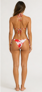 Ensemble de bikini pour femme en gros, deux pièces, avec haut triangle à encolure croisée et détails ajourés, rembourré, style brésilien, pour la plage - Product Image 4