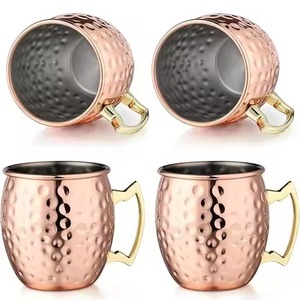 Taza de cobre con asa trenzada de diseño personalizado, estilo vintage, ecológica. - Product Image 3