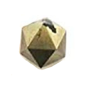 Cubo de whisky de piedra pirita de alta calidad tallado en forma de icosaedro, piedra natural, cristal de sanación Reiki, piedra preciosa. - Product Image 1