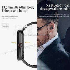 2024 QC T2 2 In 1 TWS Ultra-Thin 1.91 inch Touch Screen V22 Smartwatch ANC <b>Wireless</b> Earphone Smart Watch For Sports Fitness IP67 - Product Image 5