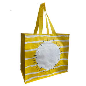 Precio competitivo al por mayor ECOBAG VINA Diseño personalizado Mango Medio No tejido y PP Bolsas de compras tejidas Hecho en Vietnam - Product Image 3