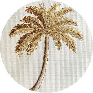 Elodie <b>Set</b> of <b>4</b> Eco-Friendly Rattan <b>Round</b> Placemats 38cm Diameter Water Hyacinth Beaded Home Decor <b>Dining</b> <b>Table</b> Use Restaurants - Product Image 2