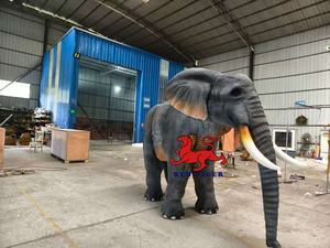 Fantastique costume d'éléphant pour <span class=keywords><strong>deux</strong></span> personnes pour <span class=keywords><strong>Jurassic</strong></span> Live Show - Product Image 3