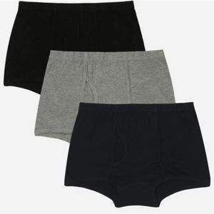 Boxers pour garçons, couleur unie, coton premium, doux, respirant, respectueux de la peau, légers, extensibles, sous-vêtements, fournisseur - Product Image 6