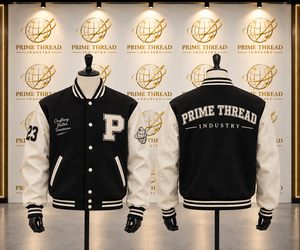 Chaqueta Universitaria Personalizada para Hombre, Chaqueta Letterman de Manga Larga con Bordado, Chaqueta Universitaria con Cuello Camisero y Bordado Chenille - Product Image 3