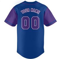Jersey Baseball Lengan Pendek Pria Murah Polos untuk Semua Tim