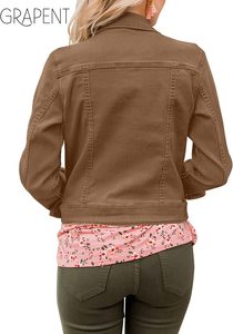 Women's <b>Cropped</b> <b>Denim</b> <b>Jacket</b> Vintage Blue Button Closure Casual Street Style OEM Custom Fashion Outerwear Premium Quality Fit - Product Image 2
