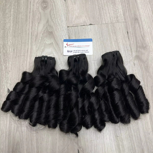 Mejor calidad con precio de fábrica, cabello rizado natural con trama, extensiones de cabello humano vietnamita 100% - Product Image 6