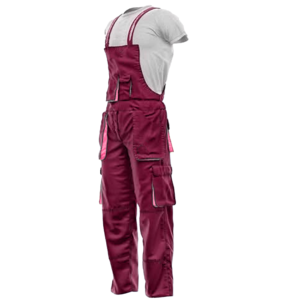 <b>Men's</b> Blue <b>Work</b> <b>Overalls</b> With Multiple Pockets And Adjustable Straps <b>For</b> Practical Use - Product Image 6