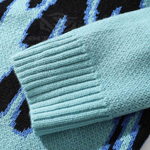 Pull en laine/coton respirant pour homme, hiver, manches longues, pull décontracté, streetwear - Product Image 6