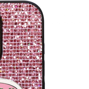 เคสไอโฟนแบบมีประกายสีชมพู ประดับคริสตัลหรูหรา ป้องกันรอยขีดข่วน ดีไซน์เก๋ไก๋ ทันสมัย อุปกรณ์เสริมมือถือสุดหรู - Product Image 2
