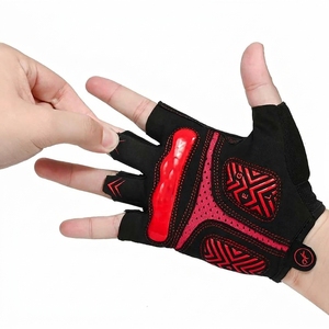 Customized Cycling Gloves Summer Half-<b>finger</b> Non-slip Wear-resistant Outdoor Men's Women's Mountain <b>Bike</b> - Product Image 4