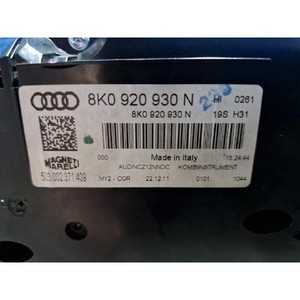 แผงหน้าปัดมาตรวัดความเร็ว A4 B8 8K ปี 2007-2011 มือสอง ของแท้ รหัส 8K0920930N - Product Image 4
