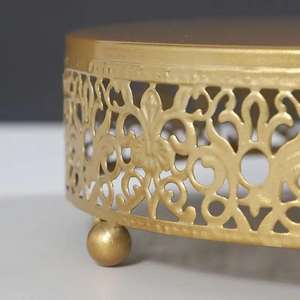 Support à gâteau en métal doré pour anniversaire et toutes occasions, support décoratif à prix imbattable, très demandé - Product Image 4