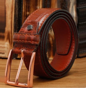 Ceinture Western en Cuir Véritable Tendance 2026 – Élégante, Durable, Boucle en Alliage, Taille Personnalisée, Fournisseur OEM en Gros, Mode Homme - Product Image 1
