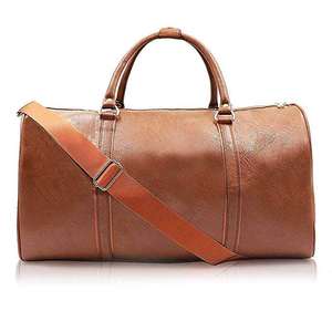 Customized Genuine Leather Duffel <b>Bag</b> 50-70L Capacity Breathable Heavy Duty Travel Sport <b>Bag</b> for <b>Men</b> - Product Image 1