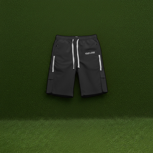 Shorts pour hommes personnalisés en usine, 100 % coton, écologiques, respirants, imperméables, service OEM, décontractés, pour la marche, le golf, la gym, la course à pied - Product Image 1