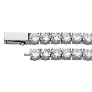 Top Selling Custom Length Iced Link Tennis Chain Necklace Hip Hop Bling Moissanite Wholesale Price - Product Image 2