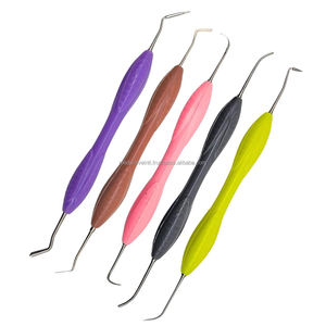 Kit de 5 outils manuels pour composite dentaire, autoclavables, en acier inoxydable, avec plateau cassette, pour étudiants en médecine - Product Image 3