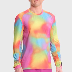 Uniformes Médicos Multicolor en Oferta, Camisetas de Enfermería con Cuello Redondo, Uniformes de Hospital, Blusas de Manga Larga para Enfermeros - Product Image 4