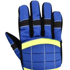 Gants en cuir fendu mi-coude KEVEN IMPEX KI-554 - Imperméables, résistants au feu, écologiques, couleurs bleu/noir, toutes saisons - Product Image 3