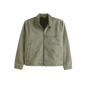 Custom <b>Mens</b> Front Zip <b>Jacket</b> Top Selling Worker <b>Jackets</b> Outdoor Workshop Wear Custom Design Cotton <b>Jacket</b> - Product Image 1
