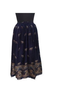 Simple Beautiful Design Rayon Animal Print A-Line <b>Chiffon</b> <b>Skirts</b> Natural Waist Eco-Friendly Breathable Casual Wear for Women - Product Image 4