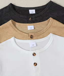 3pcs Set Medium-Large Short Sleeve T-Shirts Summer Outdoor Casual Neck Top Striped Pattern Machine Random Print Pocket Quick Dry - Product Image 4