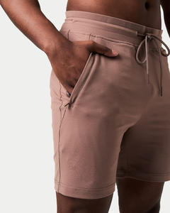 Service OEM, vente en gros de shorts pour hommes, impression de logo personnalisé, polyester/coton, coupe-vent, fermeture à cordon, couleur personnalisée, streetwear - Product Image 3