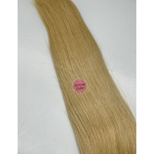 Extensions de cheveux indiens Remy lisses couleur blonde 613, trame double cousue à la machine, pour couleurs plus foncées uniquement - Product Image 2